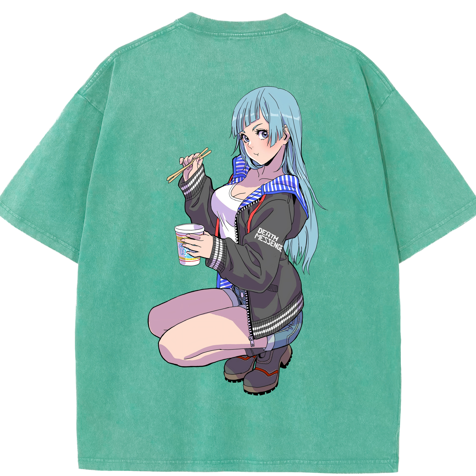 （画像用） 呪術廻戦 Jujutsu Kaisen 綿100% ヴィンテージ風 半袖Tシャツ（背面プリント）